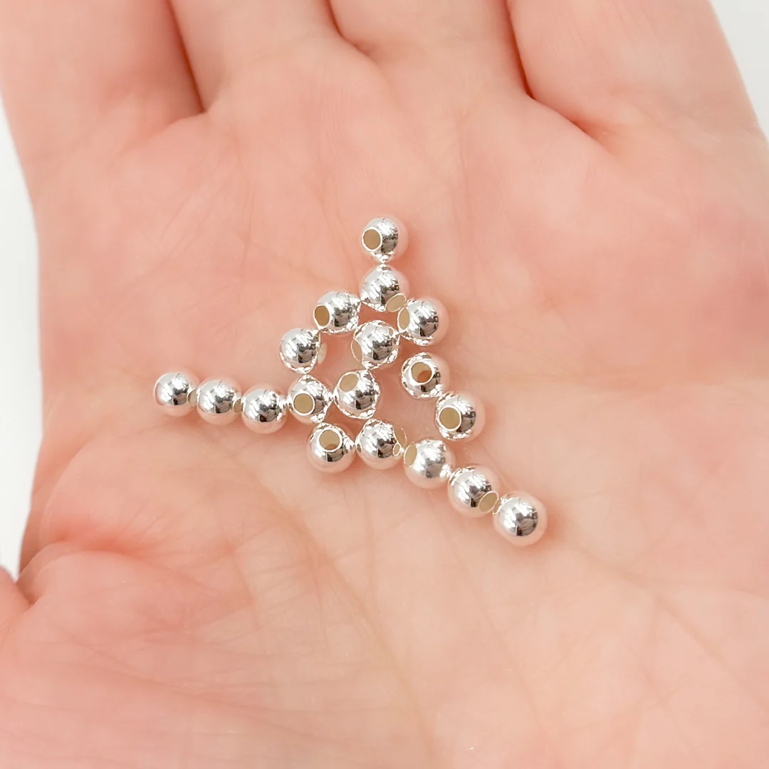 Silver Beads for Jewelry Making