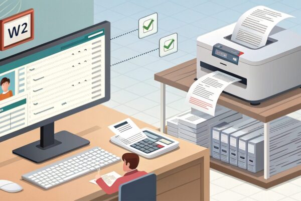 How to Make a W-2 to Give to Your Employees