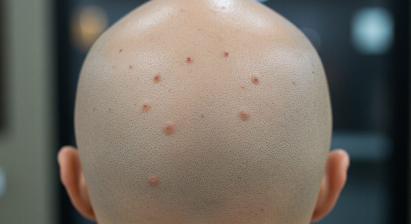 pimple-like bumps