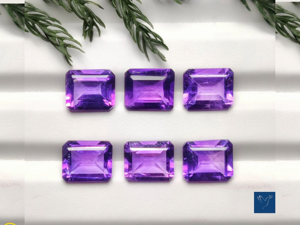 amethyst stone row
